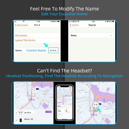Airs Pro Wireless Headsets Bluetooth Earphones TWS Earbuds with Siri Pop-Up Window Waterproof Positioning Touch Control for Ios